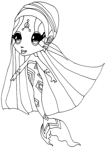 Winx Club Lithia Coloring Page